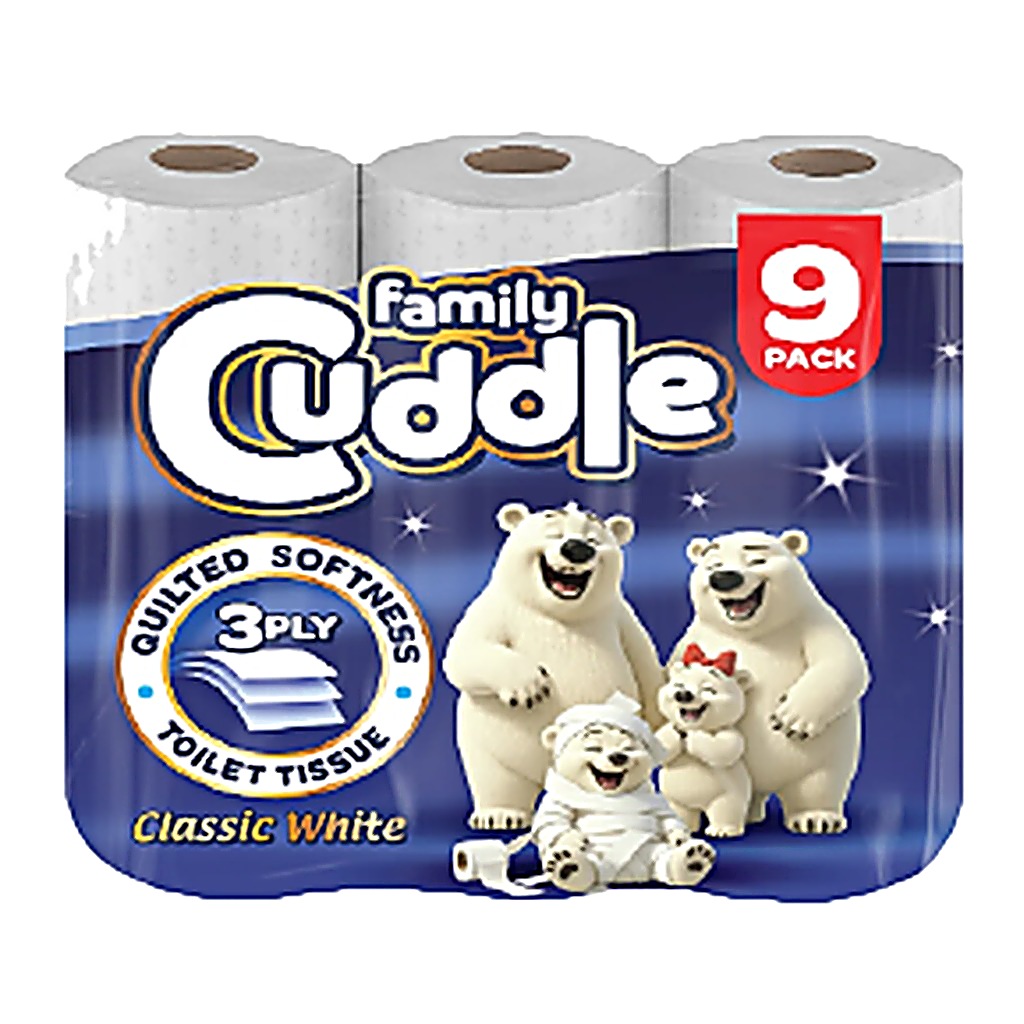 Family Cuddle toilet roll product
